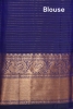 Pure Handloom Zari Checks Butta Kanjeevaram Silk Saree